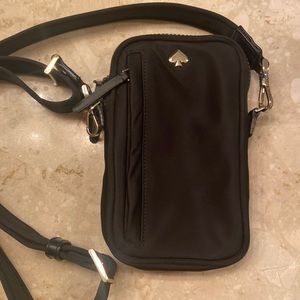 Kate Spade black nylon wallet/ card holder